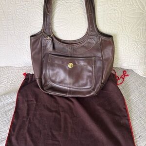 Coach Brown Leather Ergo tote
